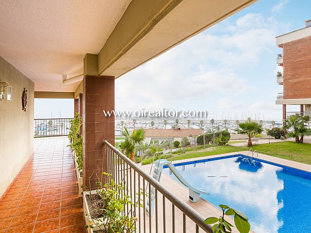 Luxurious apartment in front of the sea in Sant Andreu de Llavaneres.