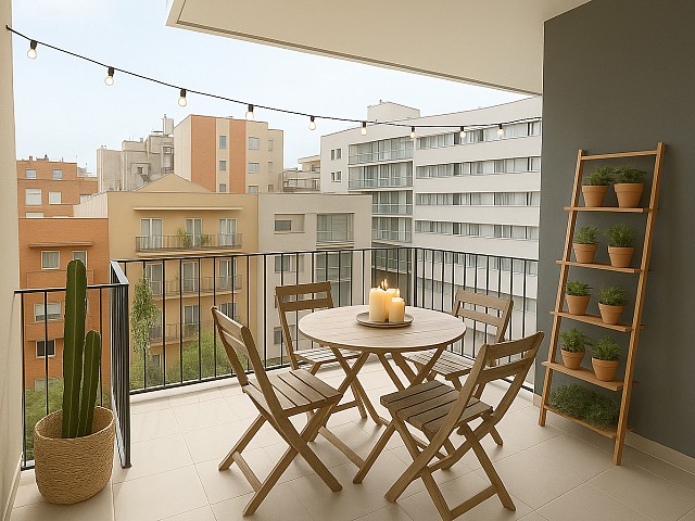 Terraza render Portbou