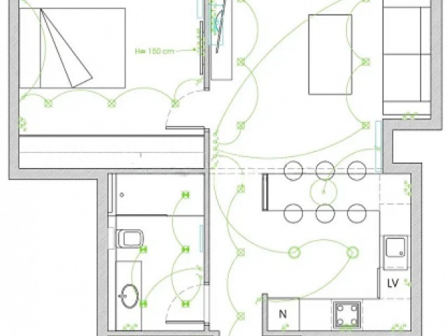 plano ático Sant Gervasi