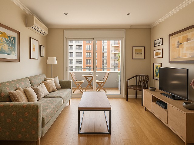 Piso luminoso con terraza y parking en Buenaventura Muñoz