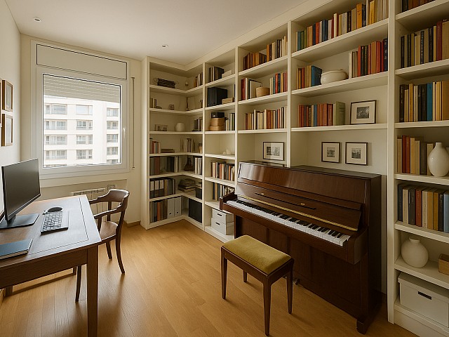 Piso luminoso con terraza y parking en Buenaventura Muñoz