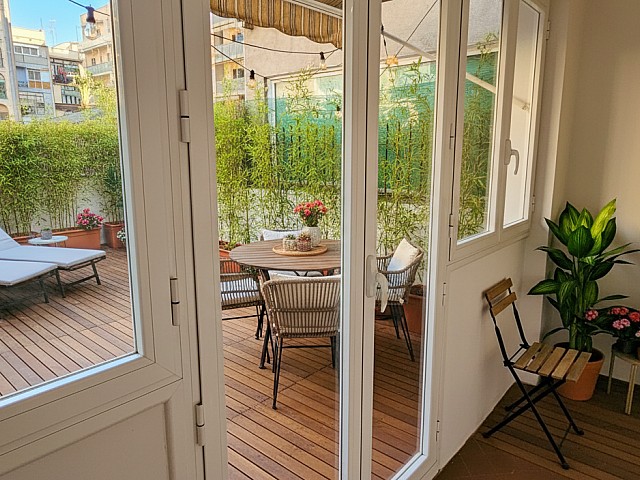 piso en venta con amplia terraza en pleno eixample Barcelona