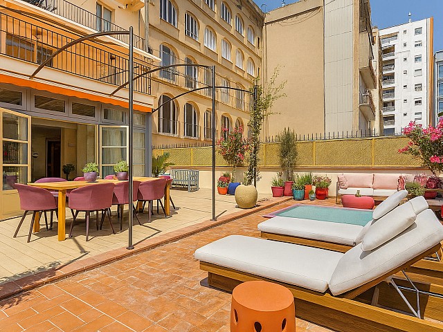 Exclusive luxury apartment with terrace on Passeig de Sant Joan