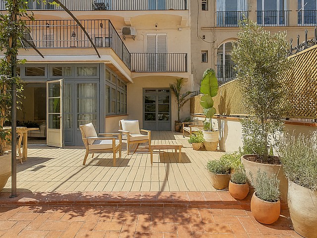 Exclusivo apartamento de lujo con terraza en Passeig de Sant Joan