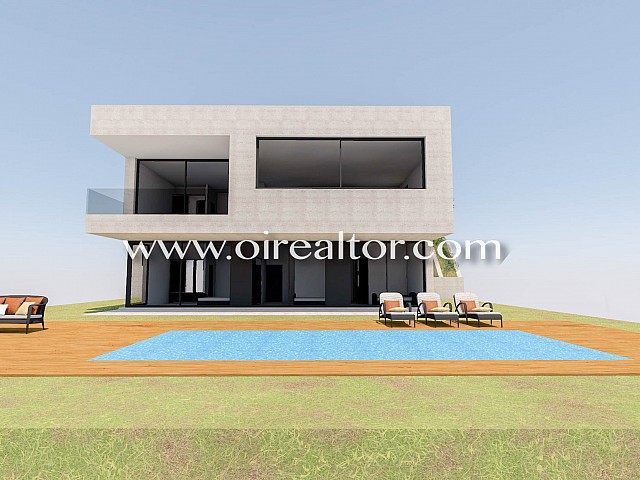 Proyecto de alto standing de villa con un diseño moderno en Lloret de Mar, Costa Brava