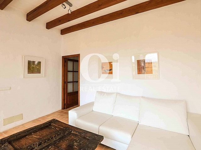 Sala de estar de casa en alquiler de estancia en zona Puig d'en Valls, Ibiza 