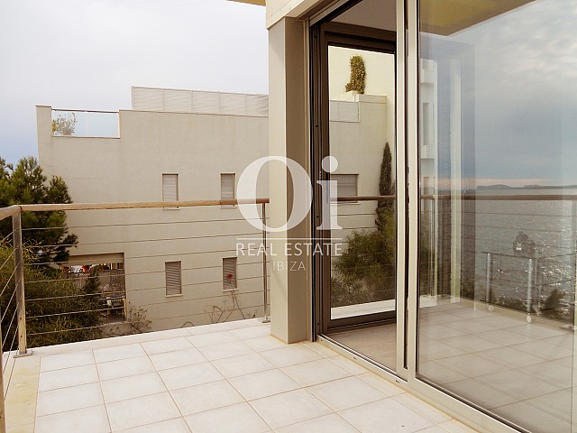 Terraza de piso en venta en Cala Gració, zona de Sant Antoni, Ibiza 