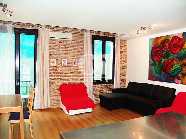 Salle de séjour d'appartement à vendre au Raval, Barcelone