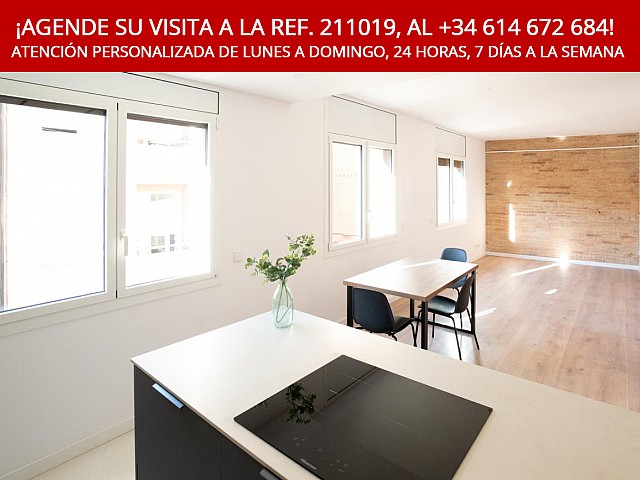 Piso en venta de obra nueva con diseño vanguardista en Plaza Lesseps, Barcelona.