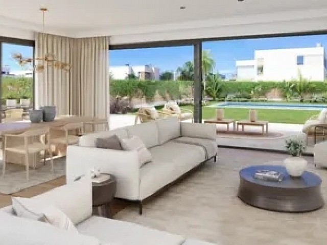 Exclusiva villa de obra nueva en La Plana, Sitges | Piscina privada, jardín y 4 plazas de garaje