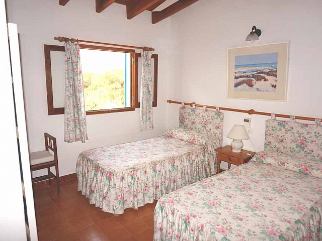 Habitación doble de villa en alquiler de estancia en Formentera 