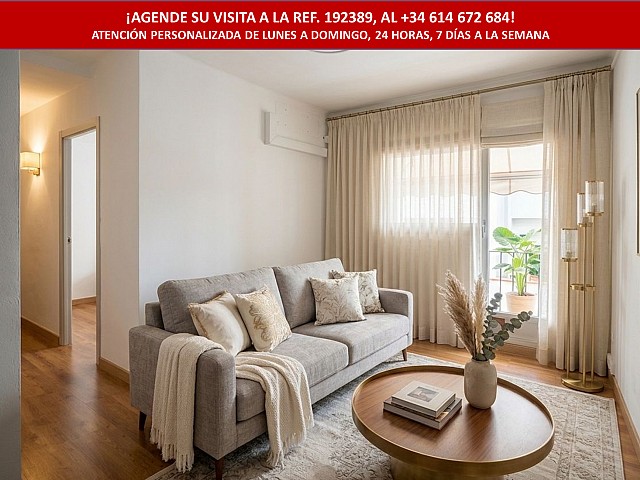 OPORTUNIDAD DE PISO FAMILIAR CÓMODO CON BALCÓN