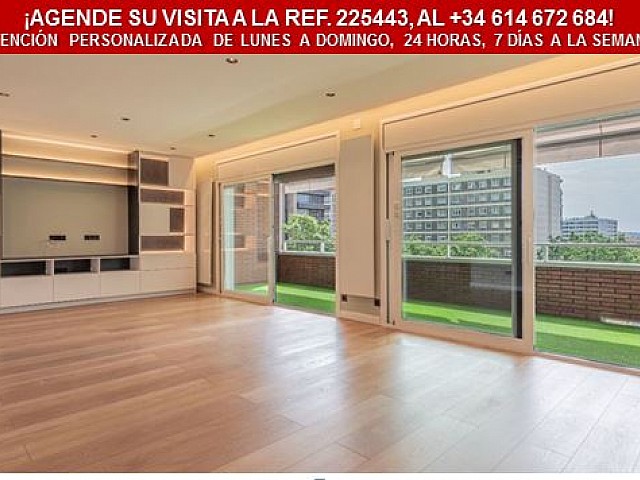 Appartement te koop met twee terrassen en een zwembad in Pedralbes, Barcelona.