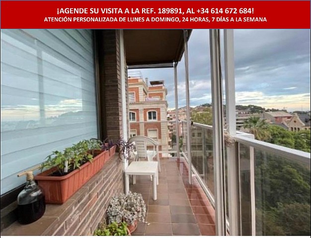 Exclusief appartement te koop met panoramisch uitzicht in La Bonanova, Barcelona