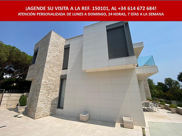Esclusiva casa di design a Lloret de Mar con vista sul mare