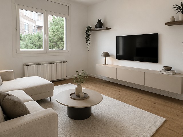 Piso de 4 habitaciones, con orientación Sur, en Les Tres Torres