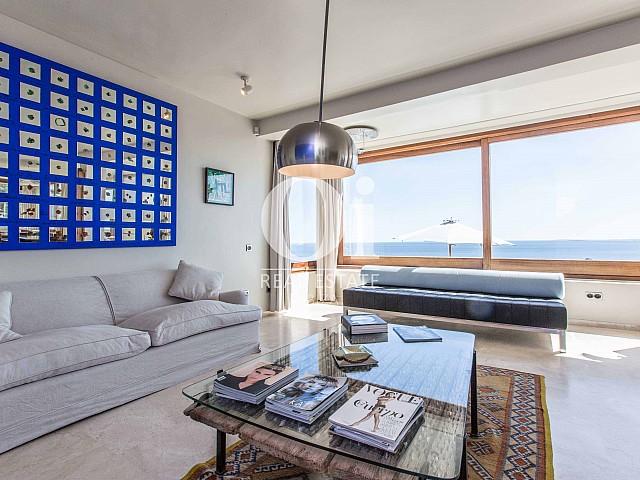 Salon de maison pour séjour en location à Roca Llisa, Ibiza 