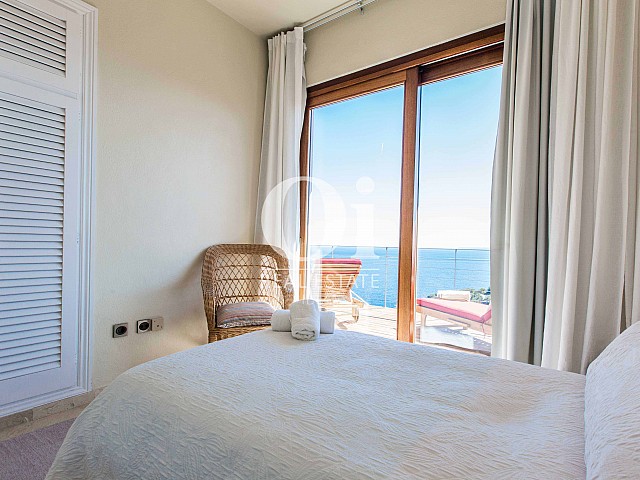 Dormitorio  de casa de alquiler de estancia en Roca Llisa, Ibiza 