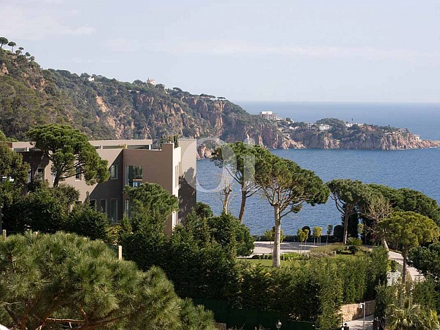 Blick auf die Umgebung der Luxus-Villa in Sant Feliu de Guixols, Costa Brava