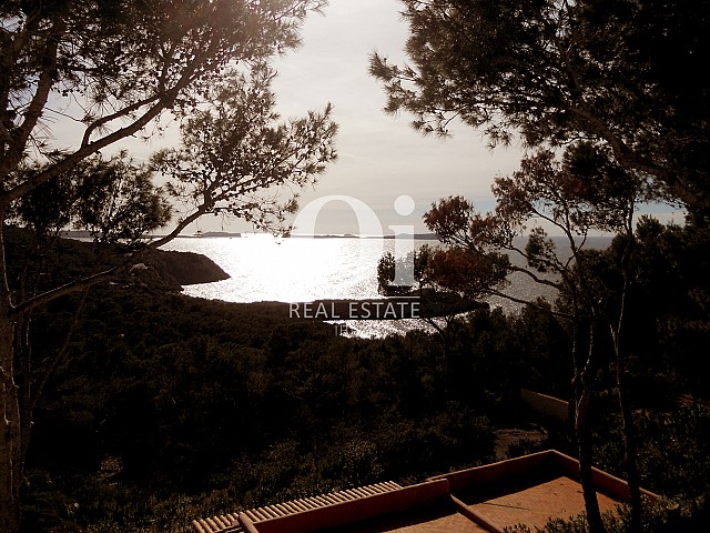 Traumhafter Ausblick vom Haus zum Verkauf in Punta Galera, Ibiza