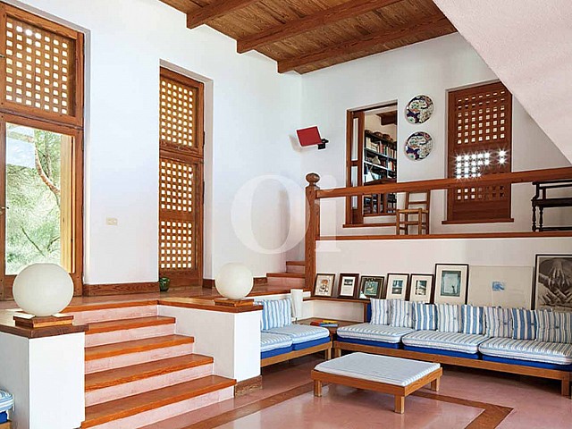 Salon de la maison en location à Formentera