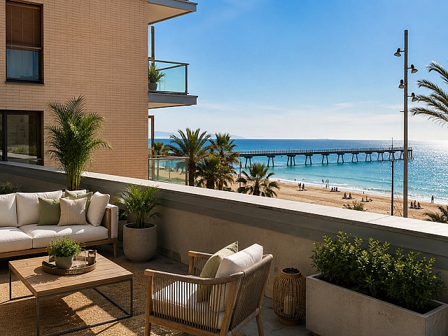  Exclusiva vivienda EN VENTA EN BADALONA  con espectacular terraza de 100 m²