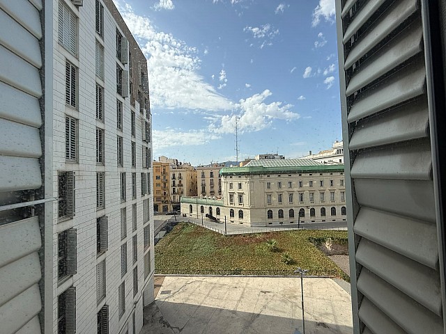 Vistas despejadas de la ciudad desde la vivienda.