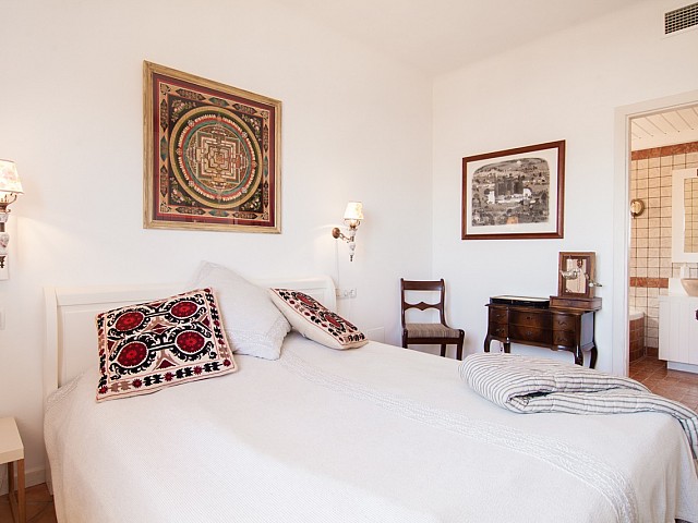 Dormitorio de fantastico apartamento en alquiler en Sant Jordi, Ibiza