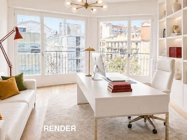 Piso amplio y luminoso con balcón junto a Francesc Macià · 114 m² · 4 habitaciones
