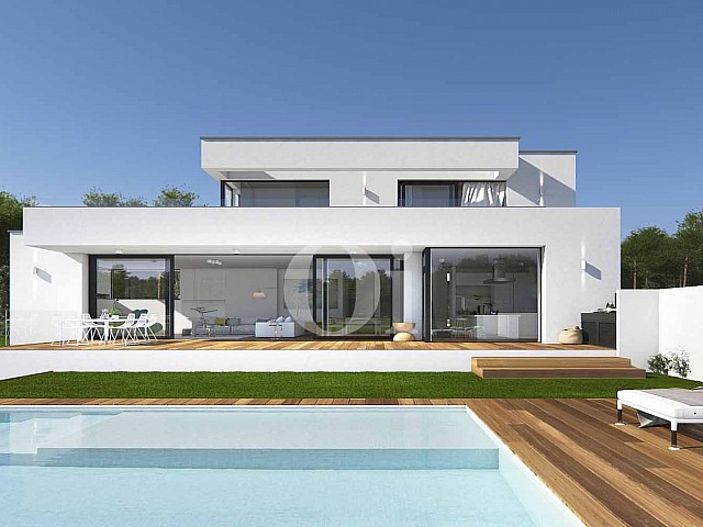 Villa au design minimaliste en vente au golf PGA Catalunya Resort, á Gérone.