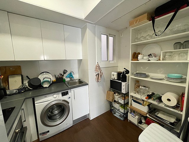 Apartamento de 1 habitación con ascensor y terraza exterior en calle Sagüés