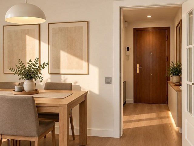 Piso luminoso de 3 habitaciones con balcón y galería en Can Serra, L’Hospitalet de Llobregat