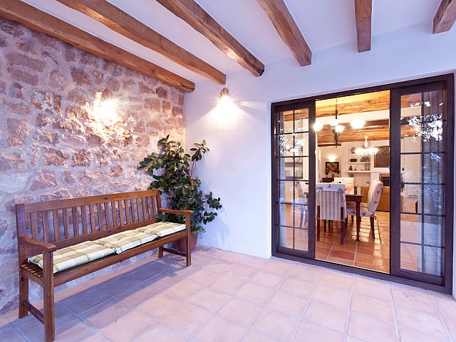 Entrance in awesome property is for rent in Ibiza
