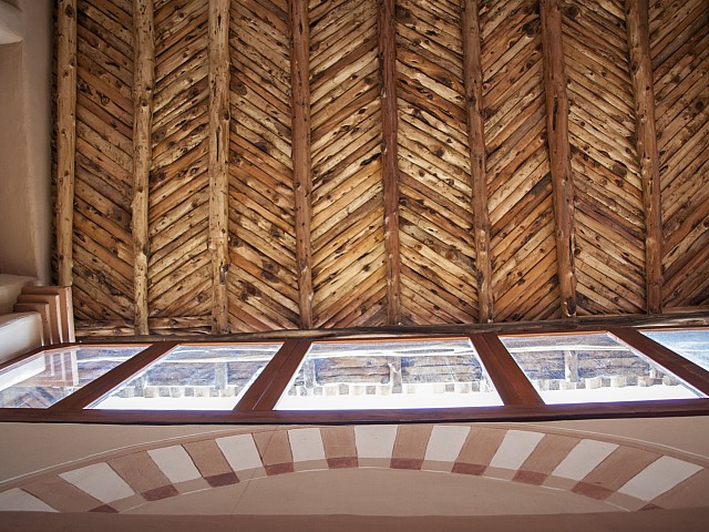 Vistas interiores de preciosa villa en alquiler con vistas panorámicas en San Miguel, Ibiza