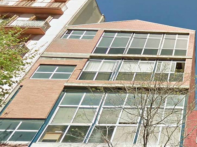 Facade of building for sale in Gracia, Barcelona