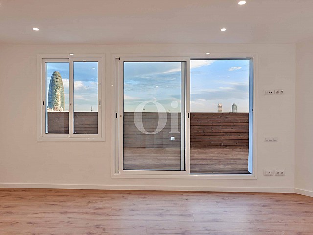 Acceso a la gran terraza