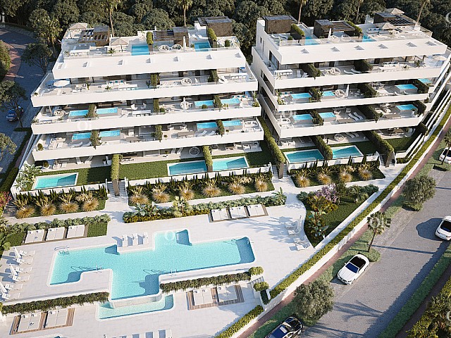 13Apartamentos en Venta en La Nueva Milla de Oro, Estepona, Ma