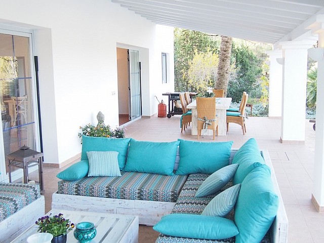 Beautiful seaside villa for rent near San Carlos, Ibiza