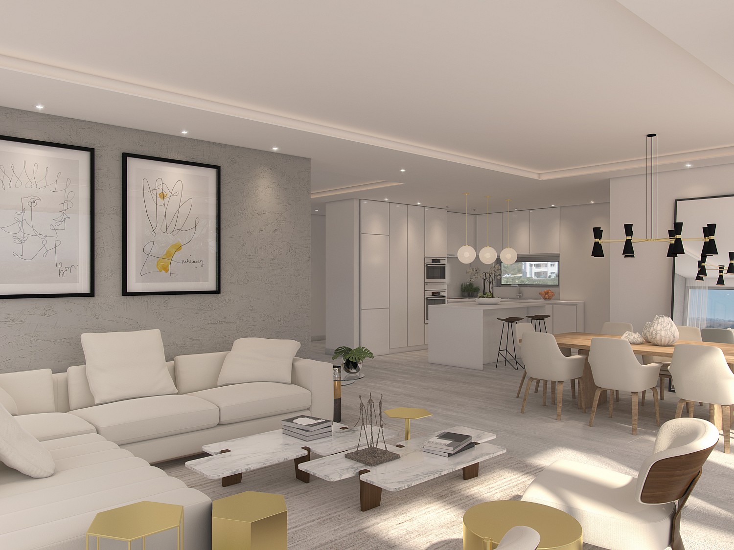 Новые строительные квартиры на продажу в Касарес, Малага