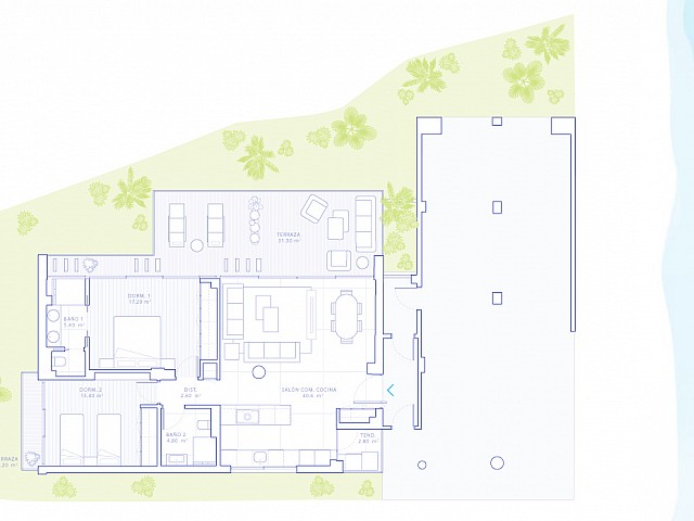 Apartamentos en Primera Linea de Mar de Obra Nueva