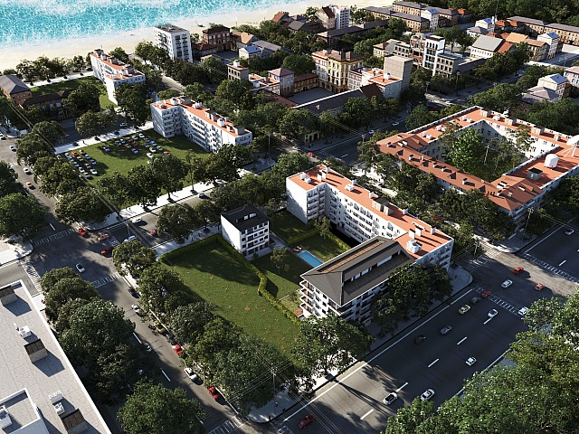 Two-bedroom apartment in new construction in Pineda de Mar.