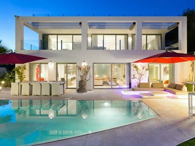  Indrukwekkende luxe villa te koop in Can Pep Simó, Ibiza