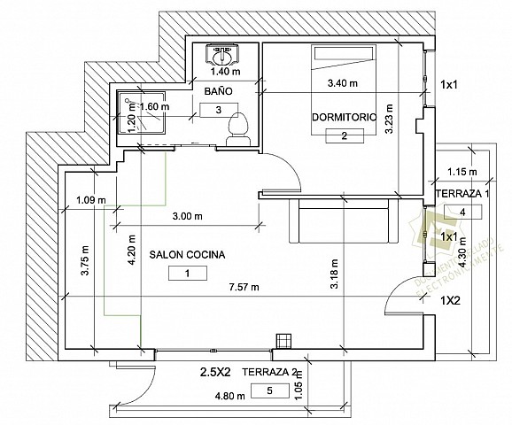 Estupendo apartamento en venta en Playamar. Torremolinos