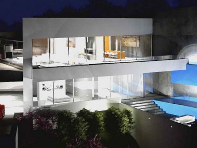 Terrain avec permis de construire pour une villa de luxe à Can Furnet, Ibiza