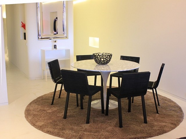 dining room, exclusive, design, modern, sofa, bright, table, original