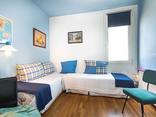 Wohnzimmer in Luxus-Ferienwohnung zur Miete in Vila Olimpica in Barcelona