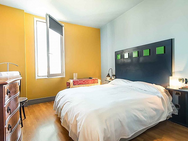 Schlafzimmer in Luxus-Ferienwohnung zur Miete in Vila Olimpica in Barcelona