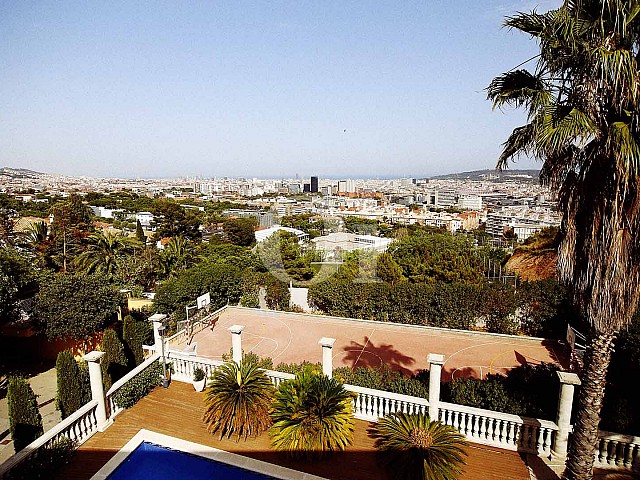 vistas, Pedralbes, vistas de Barcelona, vistas de la ciudad, casa con vistas