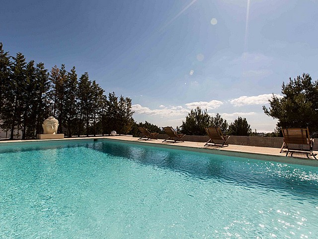 Stadthaus mit Schwimmbad in Sa Carroca, Ibiza