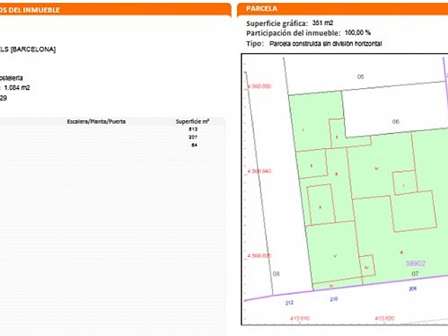 Catastro HOTEL 2 ESTRELLAS EN VENTA EN CASTELLDEFELS BARCELONA